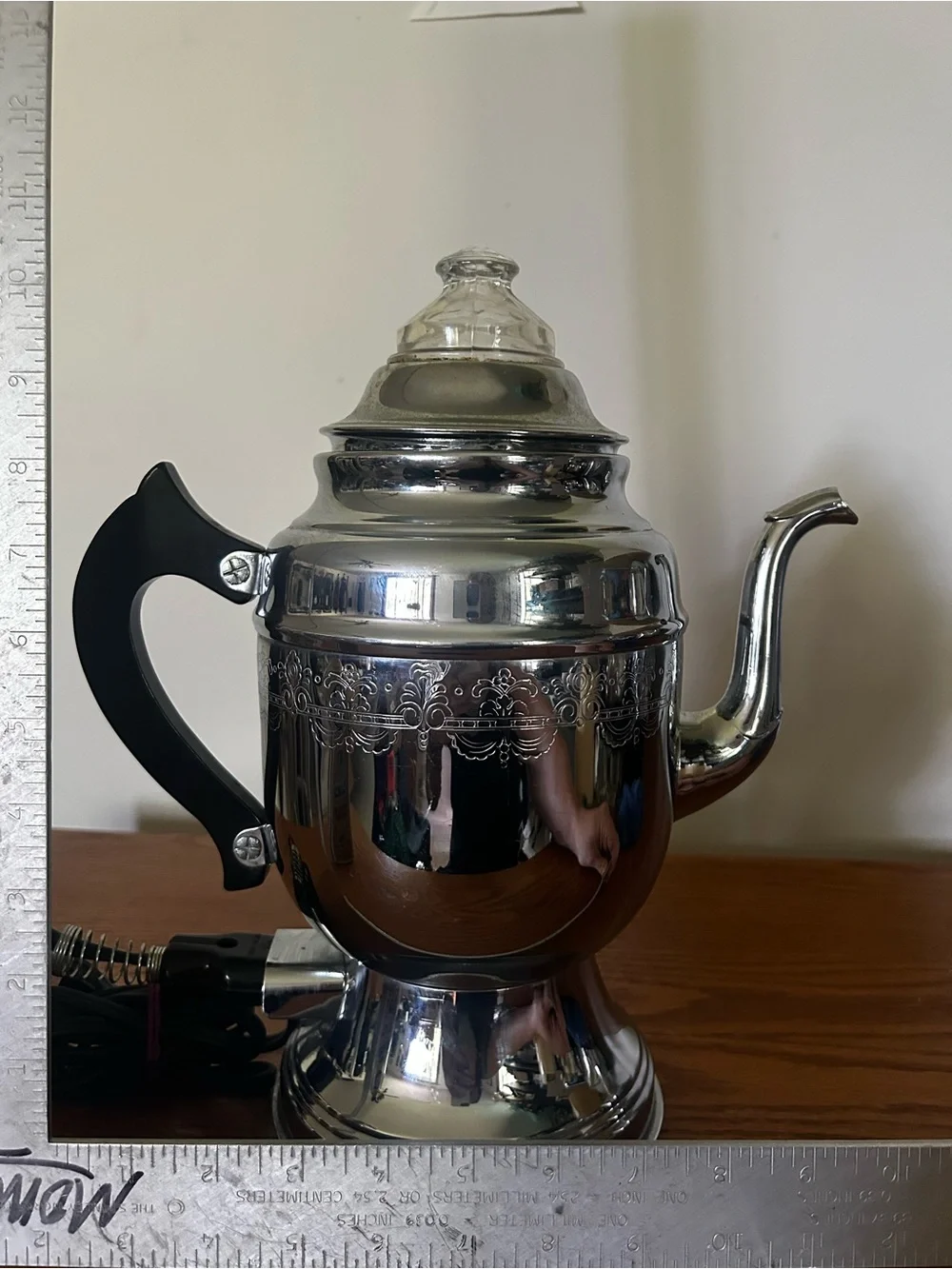 Vintage United Electric Kettle Percolator 950A